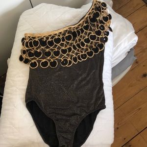 Unique Black Swimsuit